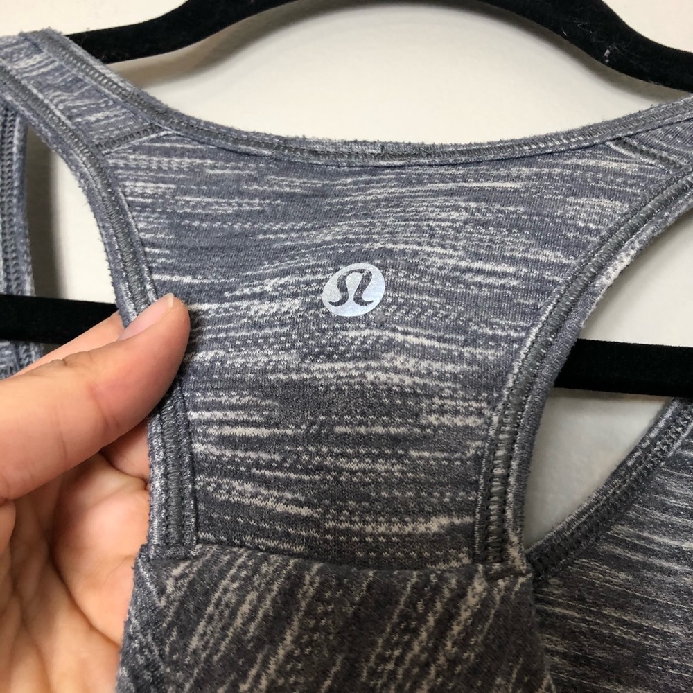 Lululemon Gray Racerback Tank - Picture 3 of 4